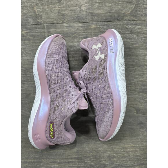 Under Armour  Flow Velociti Wind Mauve Pink Running Shoes Size 9.5 Wmn - Picture 7 of 10